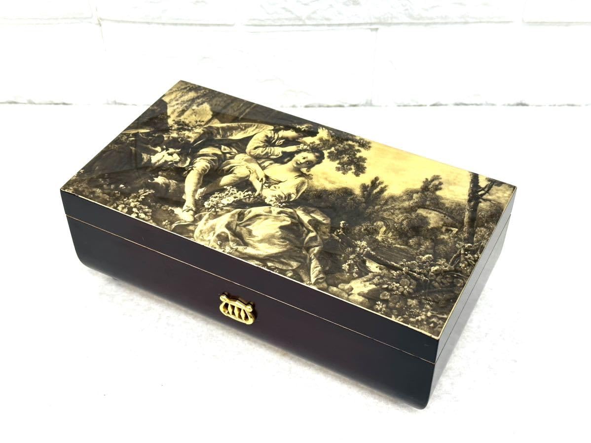 アンティークReuge社オルゴール】スウィングベビーベッド アンティークReuge社オルゴール】スウィングベビーベッド